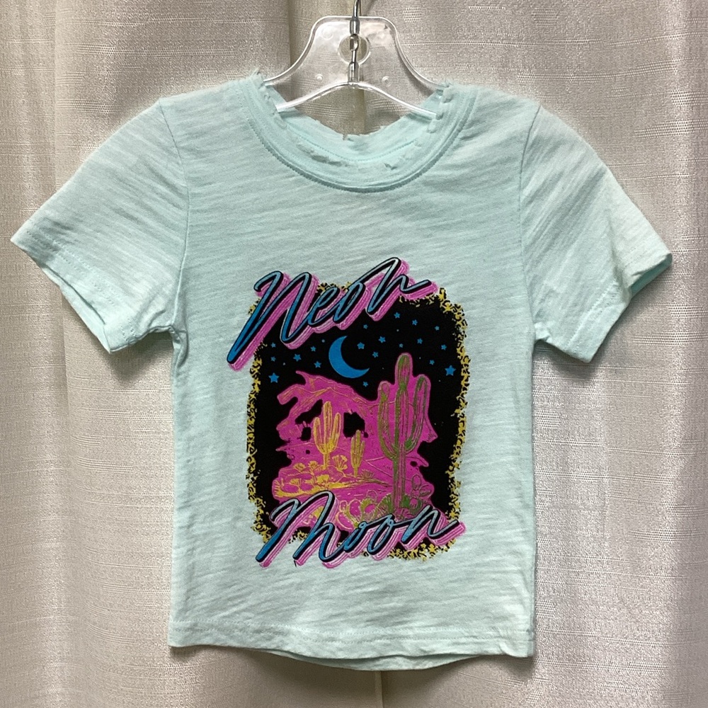 Kids Light Blue Graphic Tee